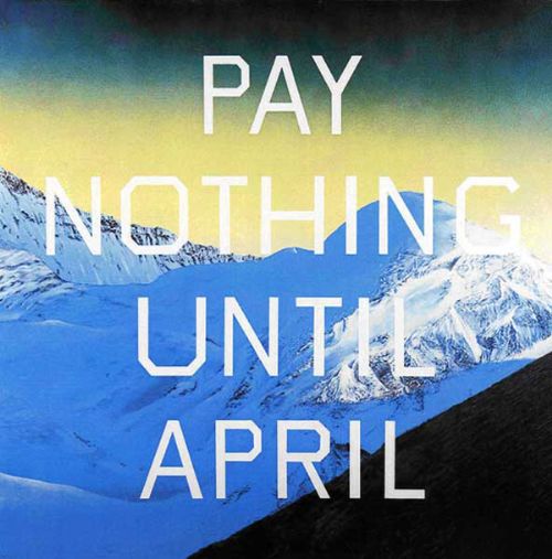 Mostra | Ed Rouscha : PAINTINGS