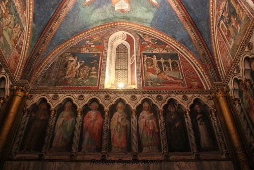 La cappella del Sancta Sanctorum: gli affreschi, i mosaici