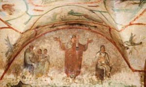 Visita di Natale | La rappresentazione della natività alle Catacombe di Priscilla