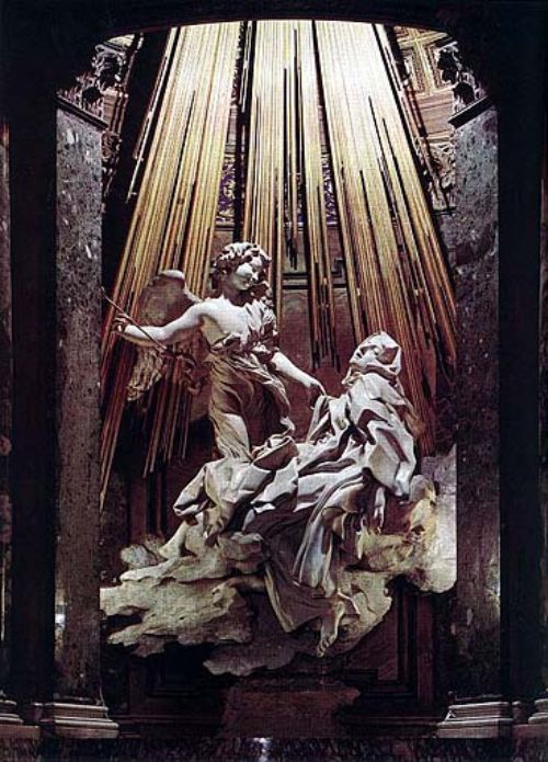 La chiesa di S. M. della Vittoria e la Transverberazione di S. Teresa del Bernini