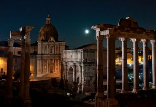 La luna al Foro Romano | Visita serale al Foro e alla chiesa di Santa Maria Antiqua
