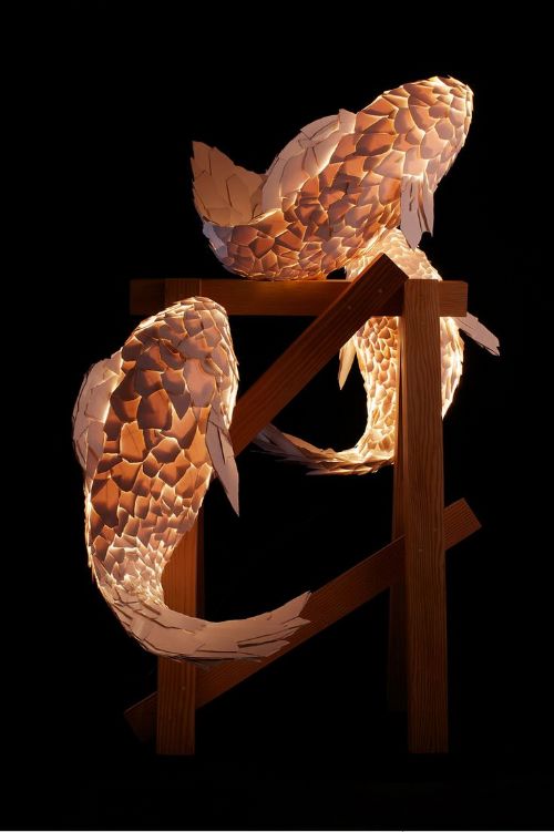 Mostra | Frank Gehry Fish lamps alla Gagosian Gallery