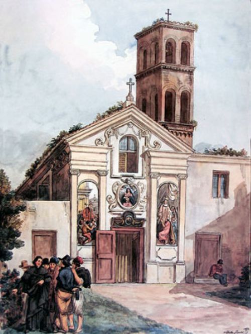 Santa Maria in Cappella e i Bagni di Donna Olimpia