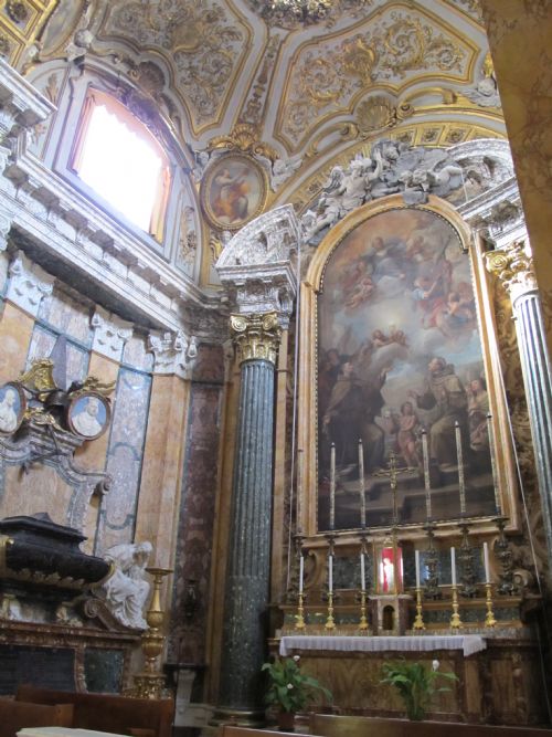 Chiesa di San Francesco a Ripa, Santuario di San Francesco e la cappella De Chirico