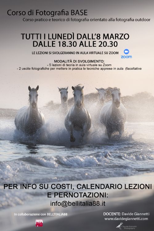 CORSO TEORICO E PRATICO DI FOTOGRAFIA ONLINE